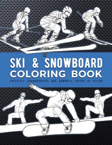 Ski snowboard malbuch - &,
