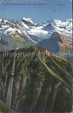 Stanserhorn mit Hotel und Bahn