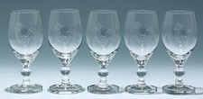 5 Süssmuth Kelchgläser KASSEL - Entwurf Hans-Theo Baumann       