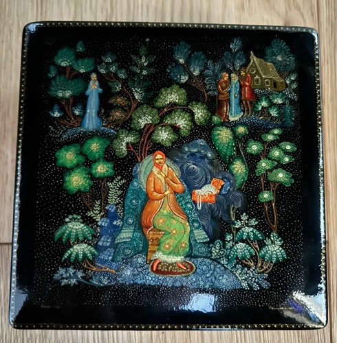 Russische lackdose palekh - russische, lackdose,