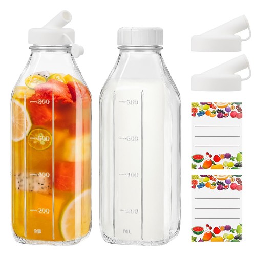 Stück glasflasche liter - 2,