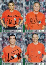 Fussball - 20 Autogrammkarten DFB-Schiedsrichter mit Originalunterschrift!