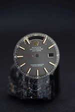 Rolex Zifferblatt Grau ,,Grey Dial'' für Day-Date 36 mm 1803 Gelbgold Tritium Zi