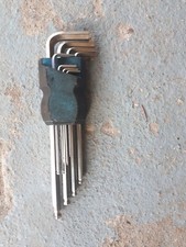  WINKELSCHLÜSSEL SATZ INNEN-SECHSKANT 6-KANT 9-tlg. 1,5-10mm mit HALTER