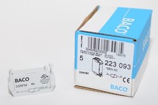 Filterelement / Spannungsbegrenzer mit Federzugklemme v. BACO Typ 33RFM, 130 VAC