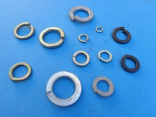 10x Federring  Sprengring  Stahl verzinkt gelb DIN 127 M6 - M20 diverse