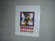 Sammeln - Werbe Plastiktüte / Tüte - Müller Spielwaren - selten - rar