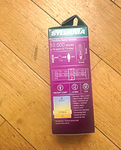 Sylvania toledo candle e14 - rt,