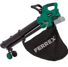 FERREX Akku Laubsauger Laubbläser Häcksler Schredder Fangsack 45 L ohne Akku