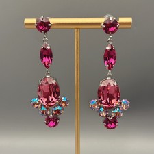 Chandelier-Ohrringe mit Swarovski® Kristall in Waterdrop Bloom-Design Geschenk