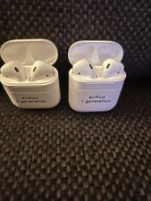 2 Stück Apple AirPods 1. und 2. Generation, Teildefekt