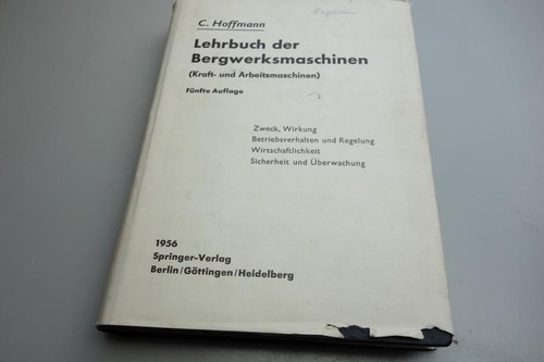 Bergbau lehrbuch - bergbau,