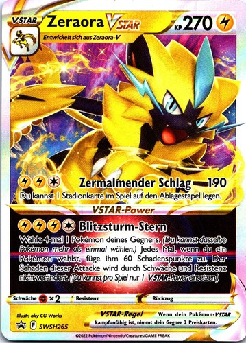 Zeraora vstar pokemon - vstar,