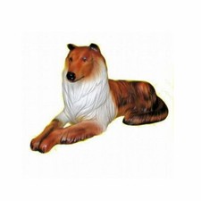 XL Premium Collie in lebensgross 90cm Hund Garten Deko Figur inkl. Spedition