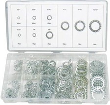 Zahnscheiben-Sortiment Sicherungsscheiben Set (aussen gezahnt) 3 - 21mm 325-tlg.