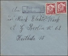 Landpost Kannenberg über Freienwalde Pommern 14.5.1935