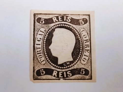 Portugal 1866 5r schwarz - portugal,