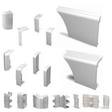 HZ SLF 2000 Sockelleiste und Zubehör  Heizungsrohrverkleidung Fussleiste weiß