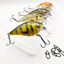 Wobbler Set 5er Crankbait Kunstköder Hecht Barsch Zander Angeln Köder Box