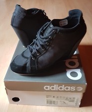 Adidas schwarz halbhoch Schuhe Clima Wedge Gr. 40 2/3 UK 7 US 8,5  NEU