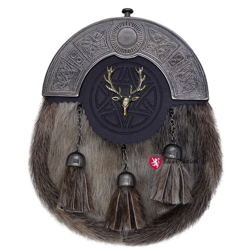 Lederkilt sporran mit - lederkilt,