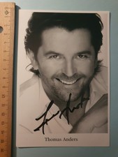 Thomas Anders original Autogramm auf Foto