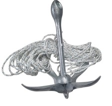 Ankerset 2,5 Kg + 25 Meter