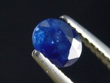 Blauer Saphir 0,58 Ct. Oval