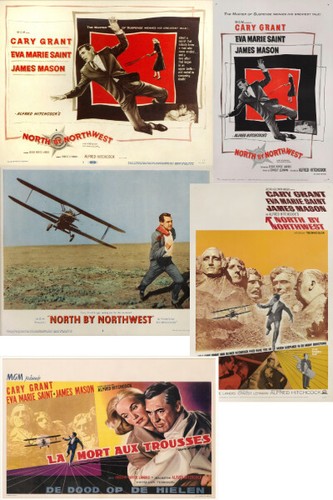 North northwest filmplakat - north, by