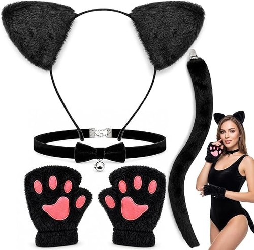 Katzenkostüm damen teilig - katzenkostüm,