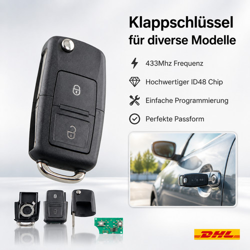 Funkschlüssel faltschlüssel - funkschlüssel,