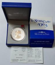 RAR nur 2.504 Stück Frankreich 5 Euro 2003 Gold 2,7g +Silber Säerin bitte lesen