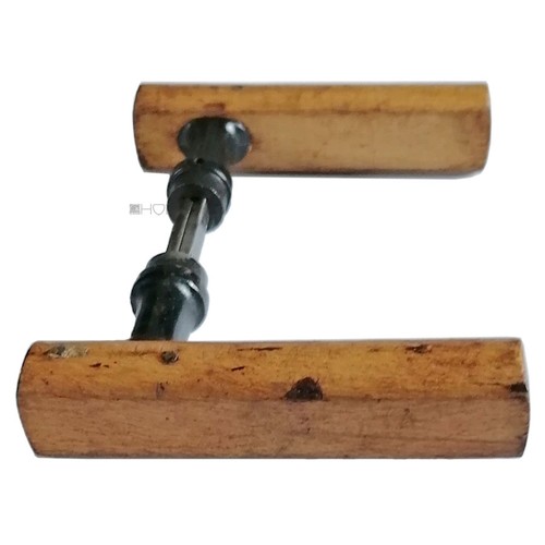 Türdrücker holz 1920er eisen - türdrücker,