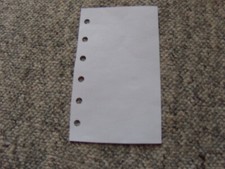 25x Terminplaner Einlage Weiß