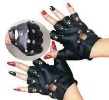 Nietenhandschuhe Punk Biker