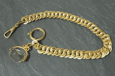 Alte goldene Taschenuhrkette