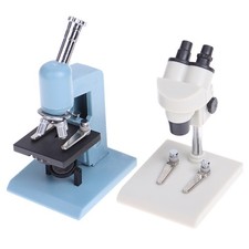 1:12 Dollhouse Miniature Microscope Equipment Model Laboratory Scene Decor Toy