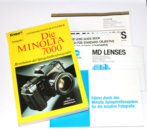 Minolta 7000 handbuch - 7000,