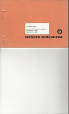 Messer Griesheim WIG Schweißgerät MULTIWIG G250/350-1 Betriebsanleitung Original