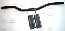 Zündapp, Fußrasten Rohr /-Bügel schwarz + Muffen  KS50 WC TT Typ530-011 / 012