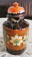 Antike dekorative Marburger  Keramik-Kanne  !