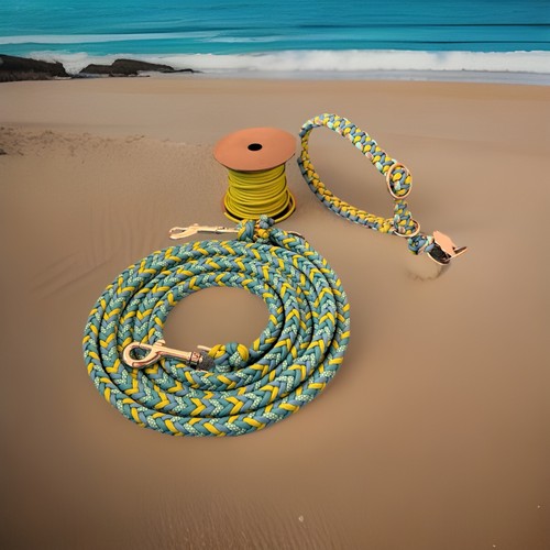 Set paracord zugstopphalsband - set,