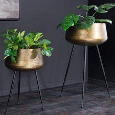 2er Set Blumentopf FLOWERS -