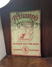 Triumph Motoröl Werbeschild