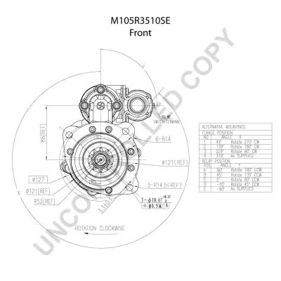 Starter m105r3510se prestolite - starter,