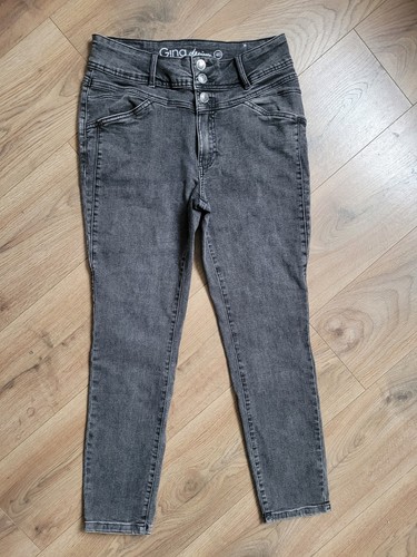 Damen jeans skinny grau von - damen,
