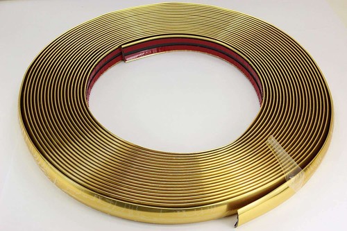 Gold chrom zierleiste 20mm - gold,