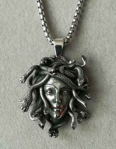 Medusa edelstahl anhänger mit - anhänger,