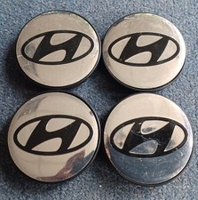 4 Nabendeckel/Radkappen für Alufelgen von Hyundai