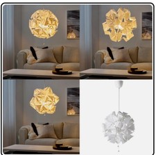 IKEA  Ramsele Blume Hängeleuchte Lampe 43 cm weiß  NEU&OVP  504.070.97 NP 79,99€